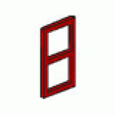 Part 3854 Red Window 1 x 2 x 3 Pane 